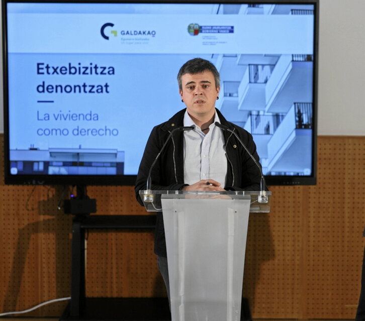 Iñigo Hernando, alcalde de Galdakao.