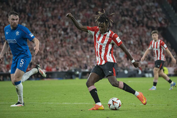 El Athletic llega a semis tras superar al Rangers en los cuartos de la Europa League.