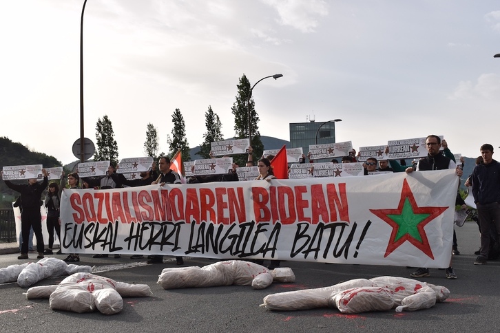 Irun eta Hendaia arteko mugaren mozketa. 