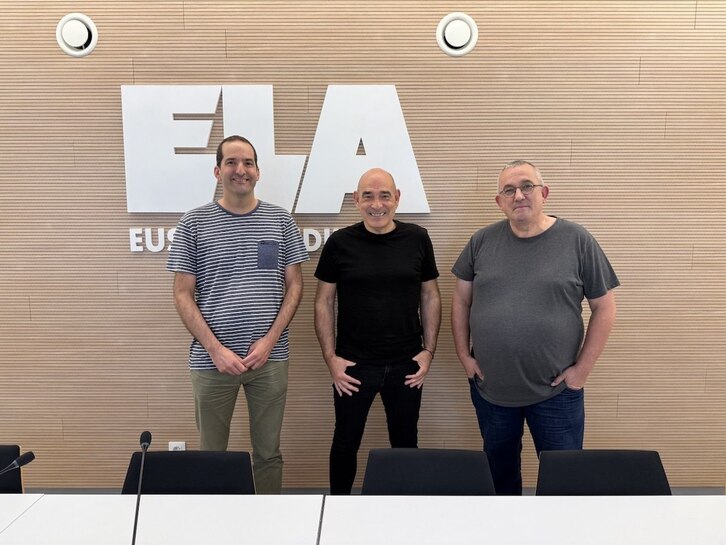 ELAren ordezkaritza batekin elkartu da aste honetan Josu Etxaburu.