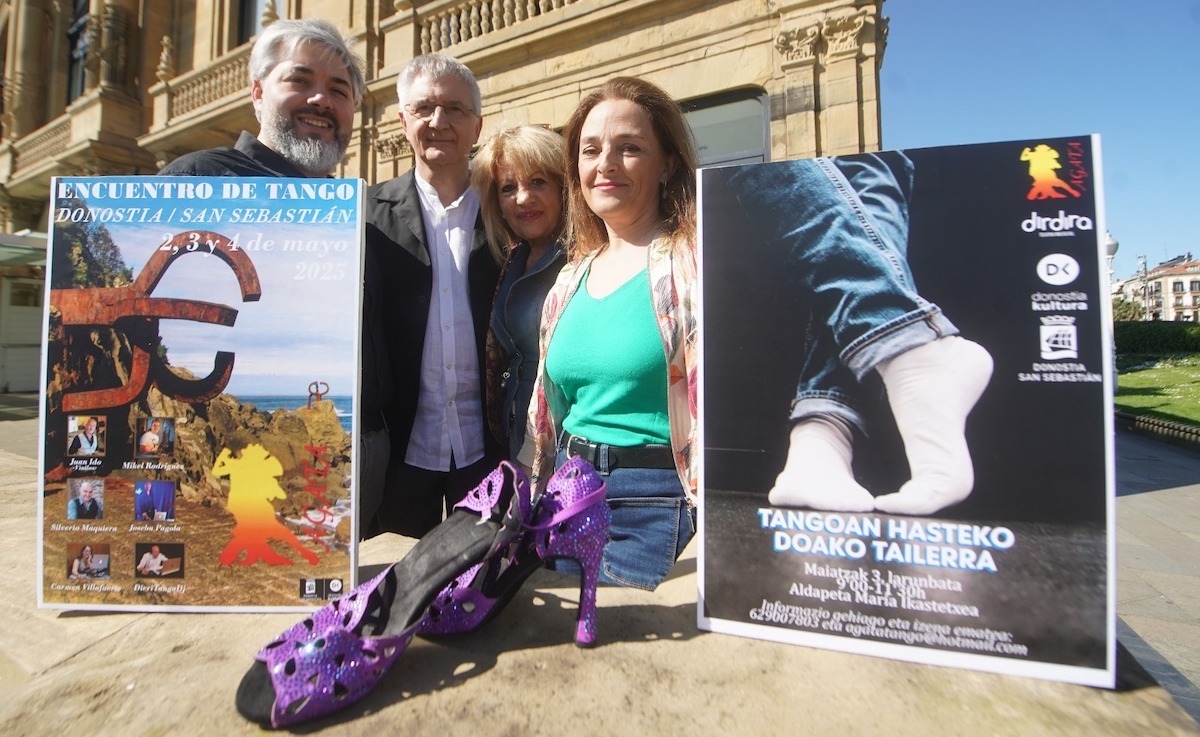 Topaketaren sustatzaileak, Donostian.