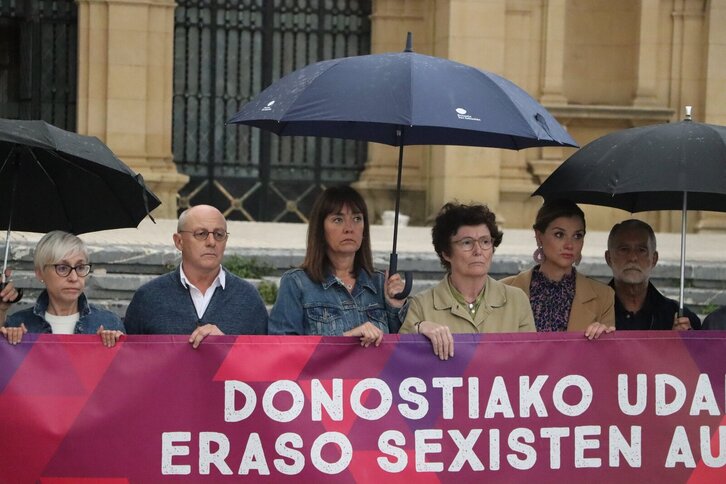 Imagen de archivo de una protesta contra la violencia machista.
