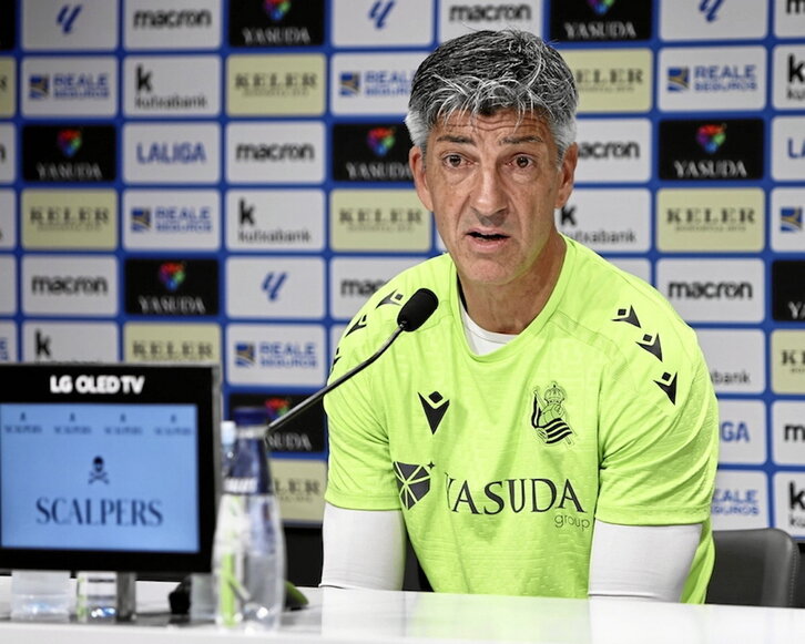 Imanol compareció ayer por vez primera tras el anuncio de su adiós.