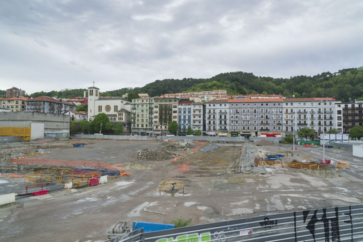Adinberri se alzará sobre los terrenos del muelle del Hospitalillo, en Trintxerpe.