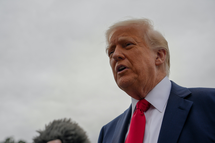 El presidente de EEUU, Donald Trump.