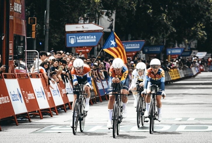 El Lidl Trek ganó la contrarreloj por equipos.