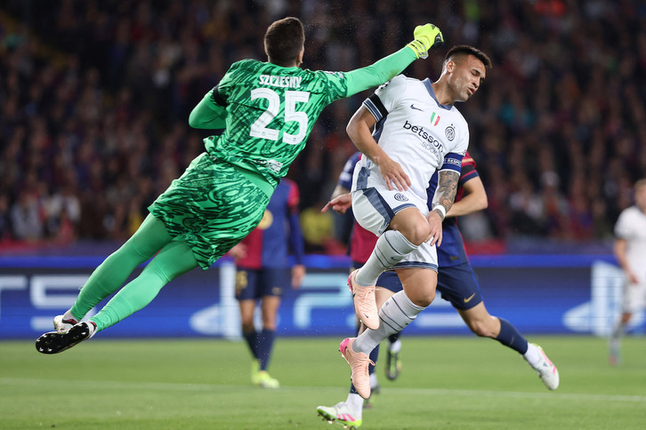 Lautaro parece estar recuperado para medirse con el Barça.