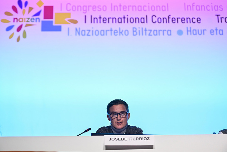 Josebe Iturrioz izan da gaurko hizlarietako bat.