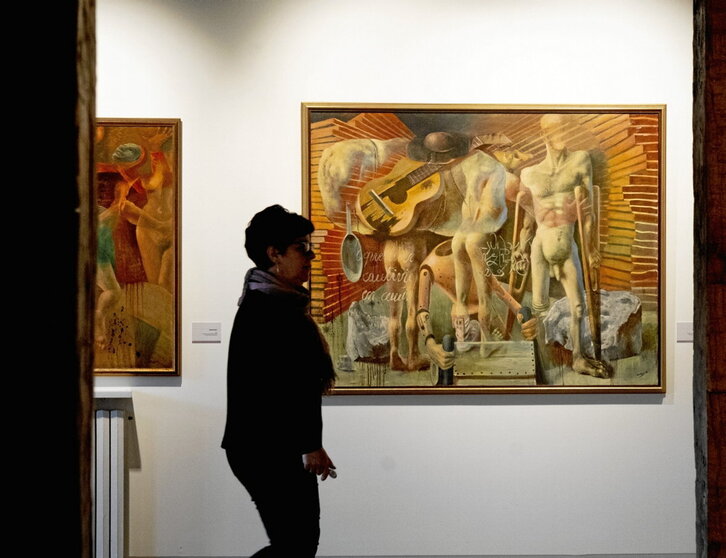 Fernando Beorleguiren lanen erakusketaren irudia.