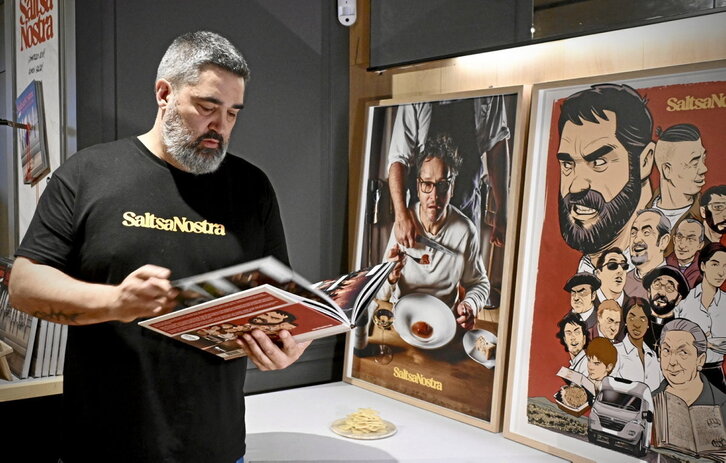 Sergio Ortiz de Zarate protagoniza el primer libro de la serie SaltsaNostra.