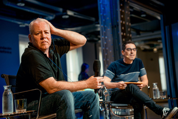 Bret Easton Ellis, presentado su última novela, ‘Los destrozos’, en 2023.