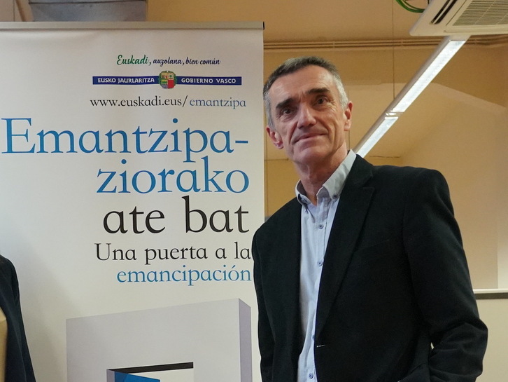 Jonan Fernández, en uno de sus últimos actos públicos como secretario general de Transición Social y Agenda 2030 