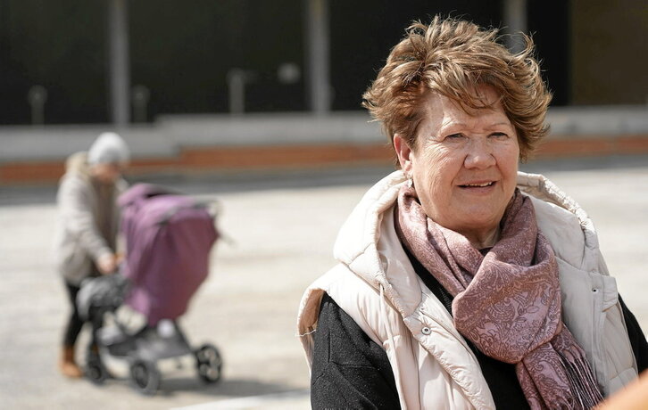 Pili Sánchez, alcaldesa de Beire, localidad que ha bajado ya de los 300 habitantes.