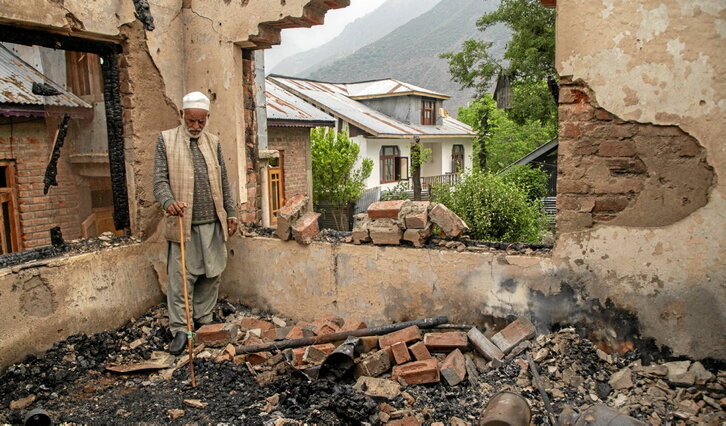 Efectos de los ataques que están intercambiando India y Pakistán.