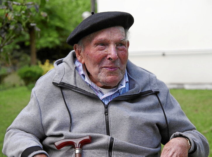 Paco Pérez Lusarreta fue miembro del Batallón Gernika.