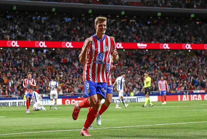 Alexander Sorloth se convirtió en el protagonista de la pesadilla realista en el Metropolitano.