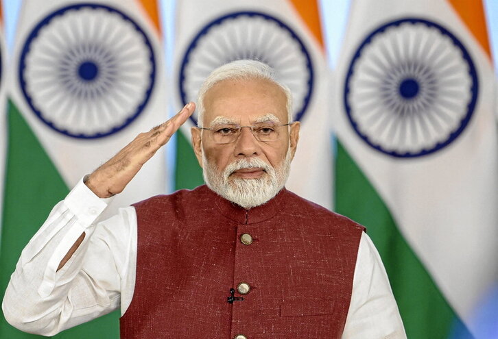 Narendra Modi se dirige a la ciudadanía de India dos días después del acuerdo de alto el fuego.