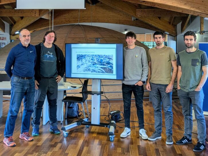 Joxe Takolo bekaren aurtengo protagonistak (eskuinean) Mikel Txintxurreta eta Imanol Muro dira.