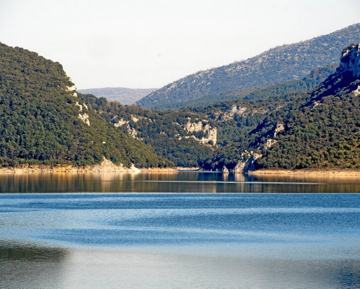 Imagen de archivo del embalse de Itoitz.