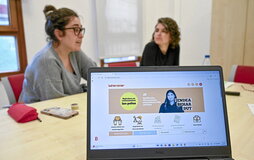 Maria Fernandez Basauriko Euskara arloko zinegotzia, irudian.