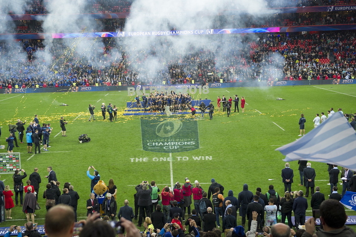 Leinster se proclamó campeón en la final de la Champions disputada en San Mamés en 2018.