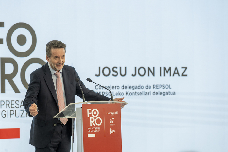 Josu Jon Imaz ha cargado una vez más contra las políticas climáticas.