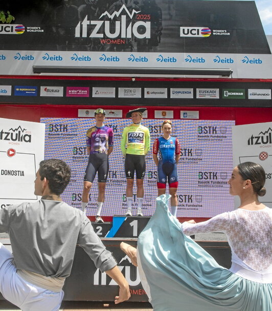 Itzulia 2025eko podiuma: Vollering txapeldun.