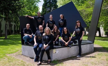 ‘UPNA Show’ ekimenaren parte hartzaile batzuk, irudian.