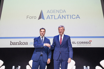 Pradales, en el foro económico en que hizo estas declaraciones el viernes, junto al presidente gallego, del PP.