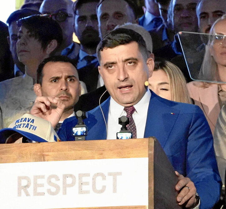 El candidato ultra, Georges Simion.