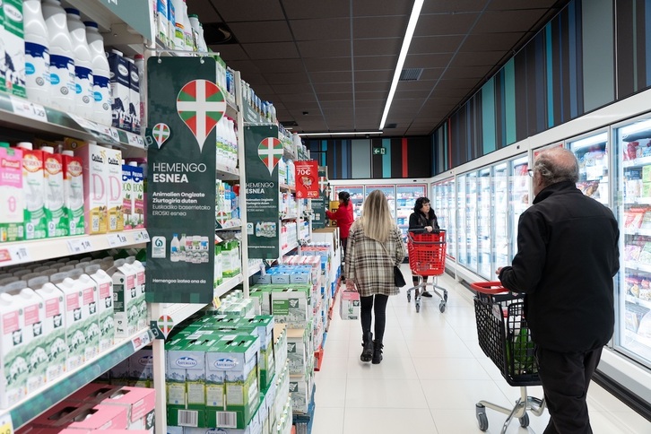 Las compras de Eroski a proveedores comerciales vascos ascendieron a más de 494 millones en 2024.