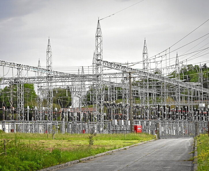 Subestación eléctrica en Oiartzun.
