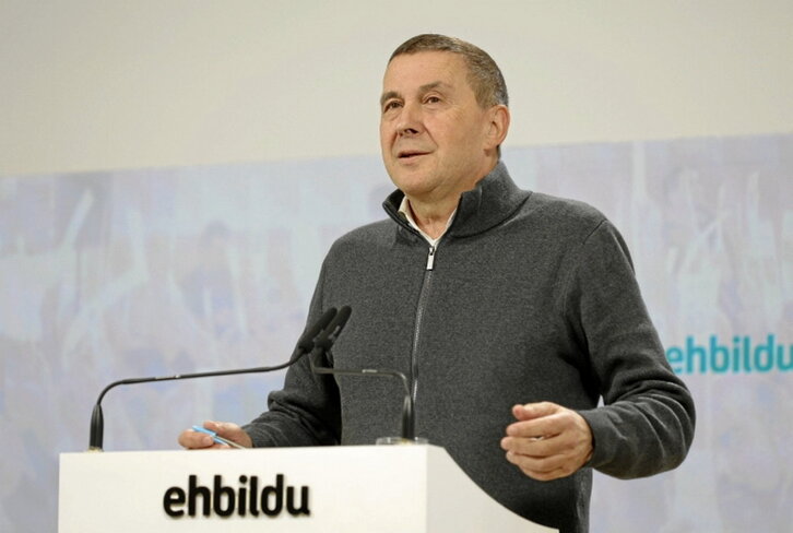 Arnaldo Otegi, secretario general de EH Bildu.
