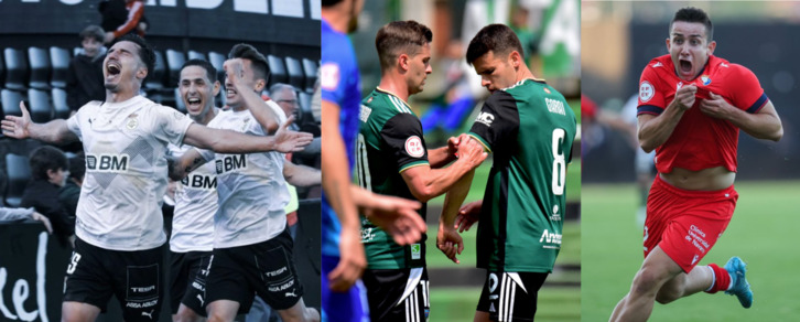 Blancos, verdinegros y rojillos llegan a la última jornada con el agua al cuello.