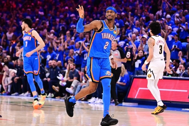 Shai Gilgeous-Alexander, MVP de la campaña y líder de un OKC que va directo en pos del anillo.