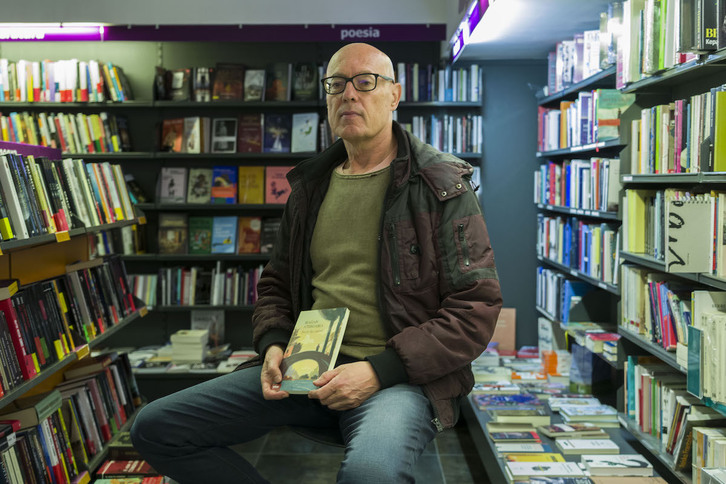 Julen Belamuno, ostegun honetan Donostian.