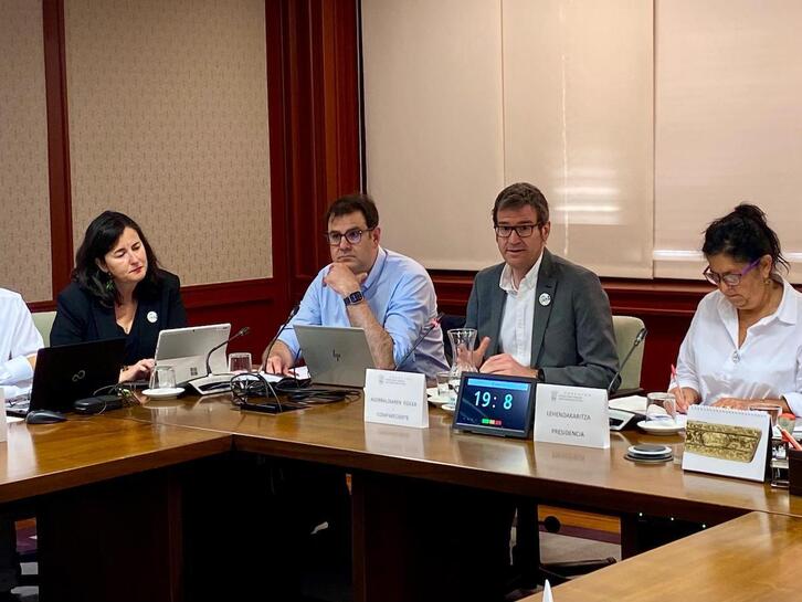 Gorka Urtaran ostegun honetan Batzar Nagusietan.