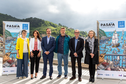 La presentación de la próxima edición del Pasaia Itsas Festibala ha tenido lugar en la lonja de San Pedro.