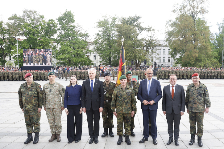 «Panzerbrigade»ren aurkezpena, Vilniusen.