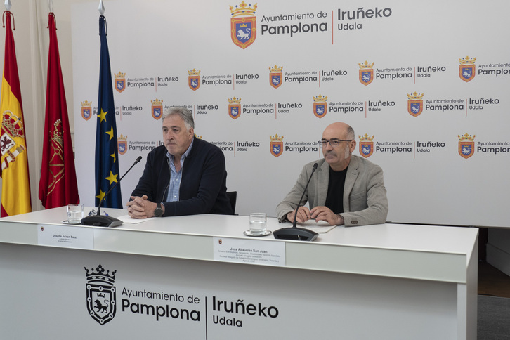 Joseba Asiron y Joxe Abaurrea han detallado los integrantes y labor del comité de expertos en Los Caídos.