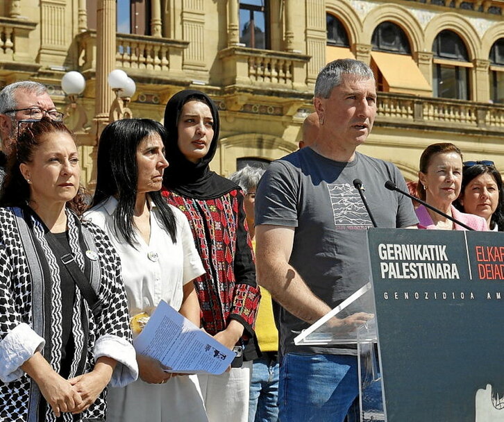 Gernika-Palestina ekimenaren agerraldia.