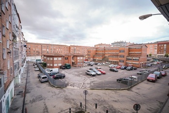 Imagen de un parking de Arana, donde se implantará la nueva OTA.