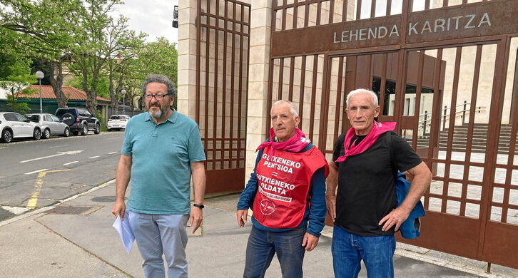 Lehendakaritzan aurkeztu zuten pentsiodunek Pradales lehendakariarekin biltzeko eskaera.