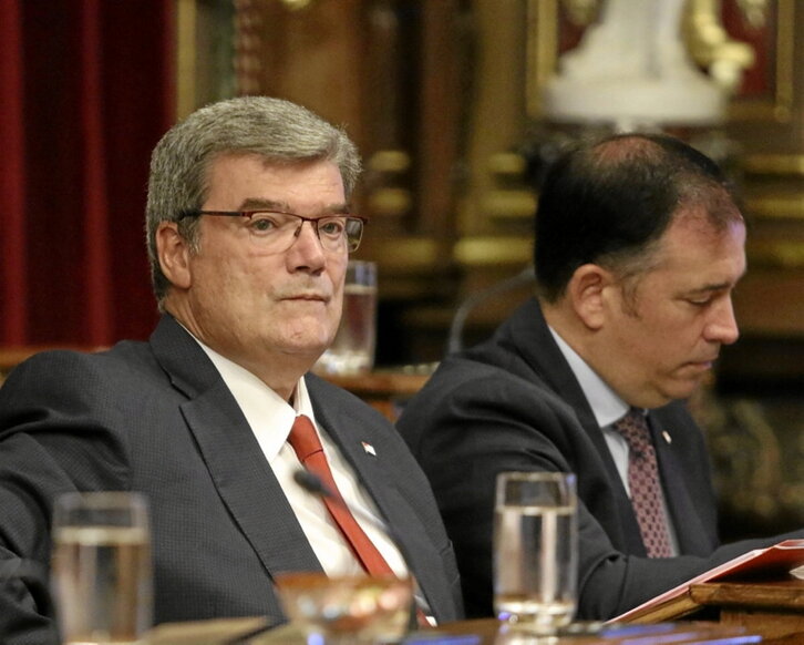 El alcalde Bilbo, Juan Mari Aburto.