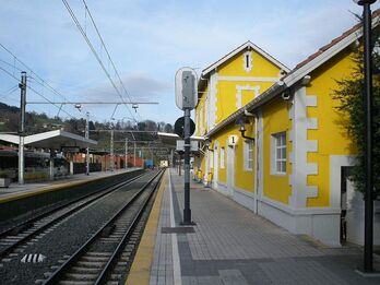Estación de tren de Balmaseda.