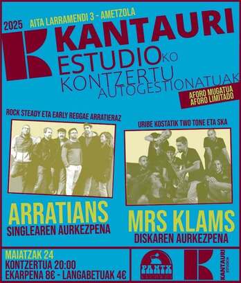 Kantauri estudioko kontzertu autogestionatuak