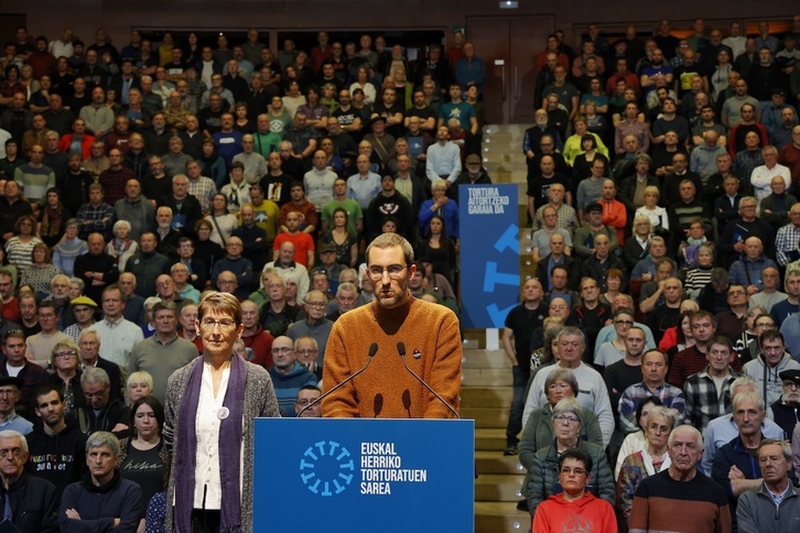 Víctimas de la tortura, en febrero en Donostia en la constitución de la Red.