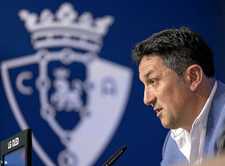 Braulio Vázquez, director deportivo de Osasuna.