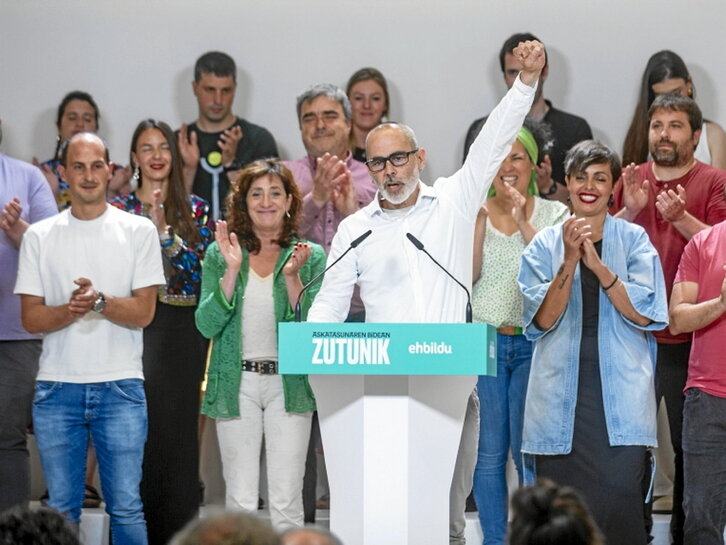 San Saturnino, al final de su intervención.