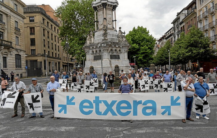 Azken ostiraleko Iruñeako konzentrazioa.